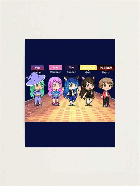 Itsfunneh Gacha Friendly Games Photographic Print For Sale By