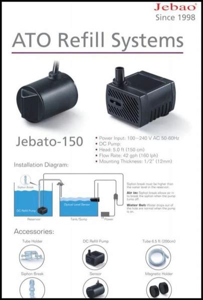 Автодолив Jebao ATO-150 для морского и пресного аквариума - купить с ...