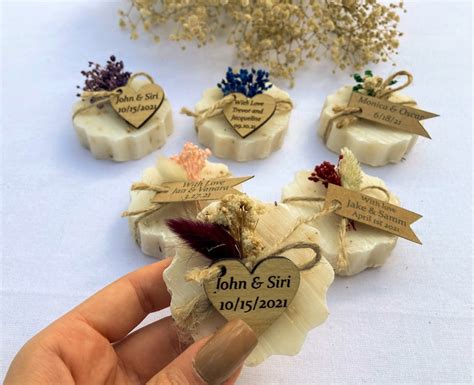 Handmade Soap Wedding Favors For Guests Bridal Shower Soap Etsy