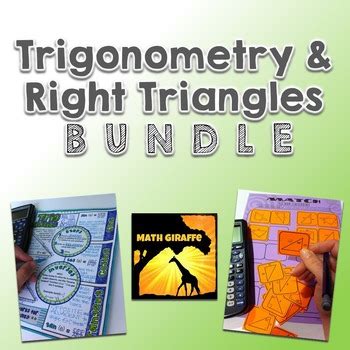 Right Triangles & Basic Trig Bundle - Notes & Activities for ... 