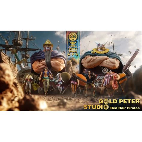 One Piece Red Hair Pirates Dorry x Brogy Gold Peter Studio