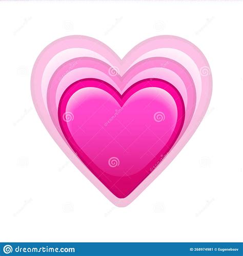 Heart Beats Large Size Of Emoji Romance Icon Stock Vector