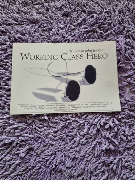 Tnewm Advert X Working Class Hero A Tribute To John Lennon Ebay