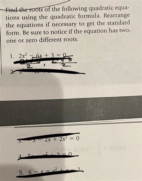 [answered] Find The Roots Of The Following Quadratic Equa Tions