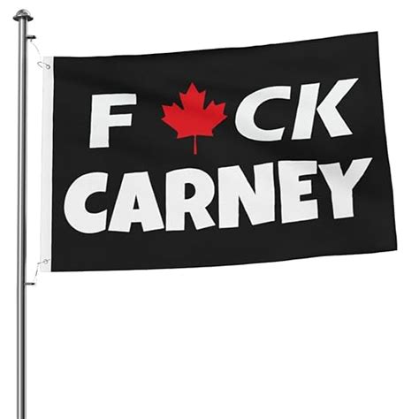 Fuck Carney Flag 3x5 FT Canada Canadian Mark Carney Banner Save Canada Flag Sign For Patio
