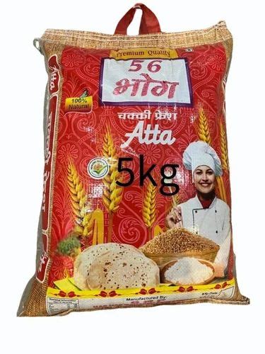 5Kg 56 Bhog Chakki Fresh Atta Packaging Type Bag At Best Price In Sadabad