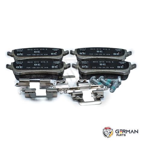 Buy Audi Volkswagen Rear Brake Pad Set 8K0698451A - German Parts