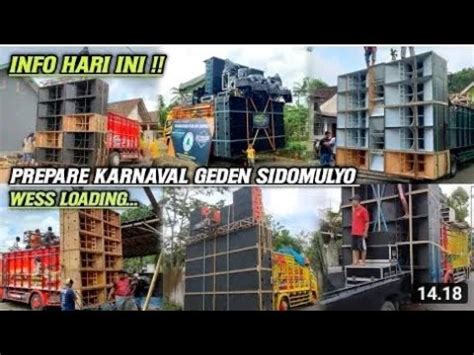 Cek Sound Mahkota Audio Persiapan Besok Sidomulyo Silo Relen