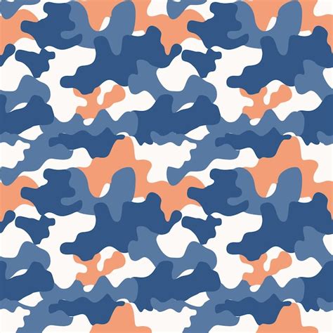 Premium Vector Camouflage Military Seamless Vector Pattern Background