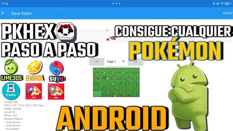 Como Usar El PKHeX En Android Editar Partidas Pokemon Y POKEMON SHINY