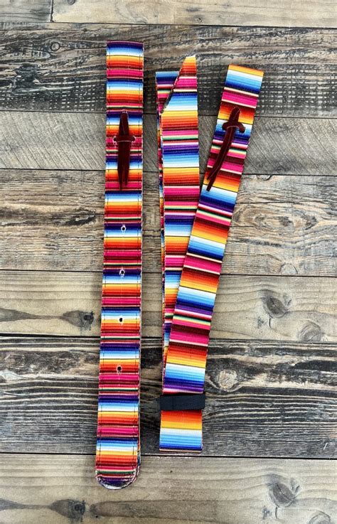 Serape Printed Nylon Off Billet And Tie Strap Jopps Tack