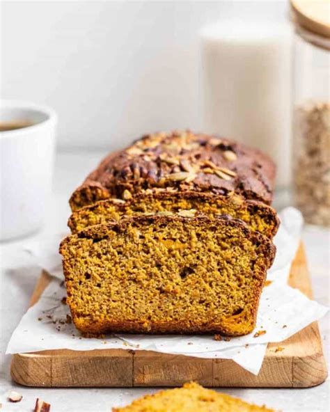 Vegan Oatmeal Pumpkin Banana Bread My Plantiful Cooking