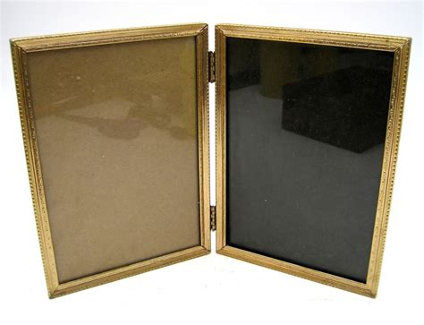 Vintage Double Frame Brass Picture Photo Frame Folding 5 Etsy