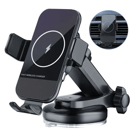 Yitumu In Wireless Car Charger Auto Clamping Compatible With Iphone