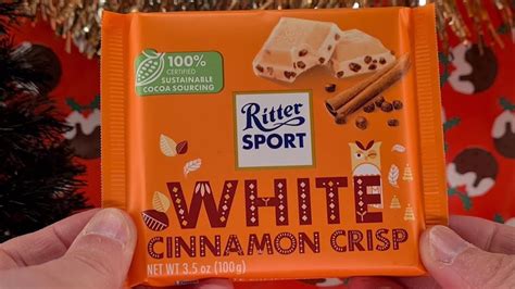 Ritter Sport White Cinnamon Crisp Random Reviews YouTube