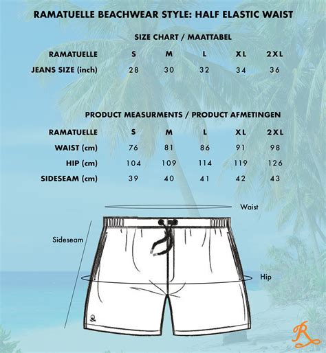 Quicksilver Swim Short Size Chart