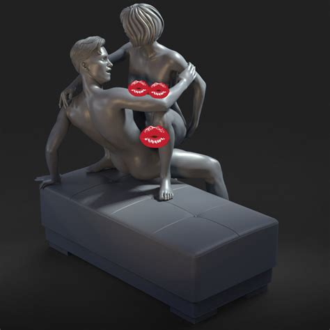 3D Printable Sex NSFW EROTIC MINIATURE 75 MM SCALE By Master