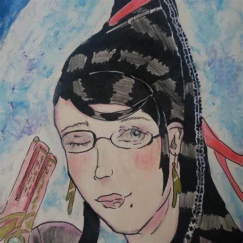 I Made Some Bayonetta Fanart A Lot Of The Shapes Were Very Complicated