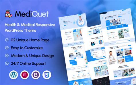 Health Medical Responsive WordPress Theme