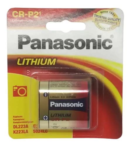 Pila De Cámara 6 Voltios Cr p2 Litio Panasonic MercadoLibre