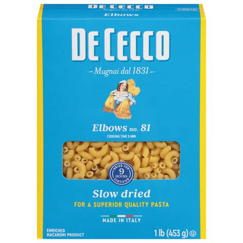 Save On De Cecco Elbows Pasta No Order Online Delivery Giant