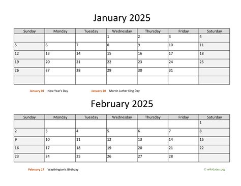 January And February 2025 Editable Calendario Viva Michal