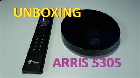 Telia K Uhd Digiboks Arris Unboxing Eng Subs Youtube