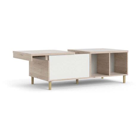 Penny Table Basse Avec Dessus Extensible Et 2 Espaces De Rangement