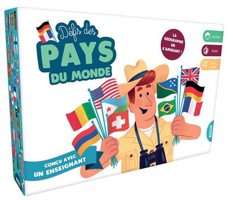 D Fis Des Pays Du Monde Contient Cartes Recto Verso