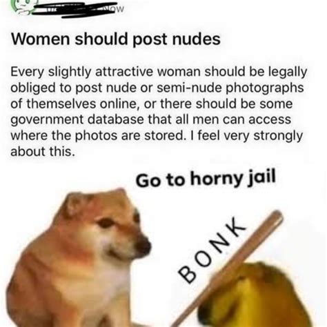 Go To Horny Jail Teen R Memes