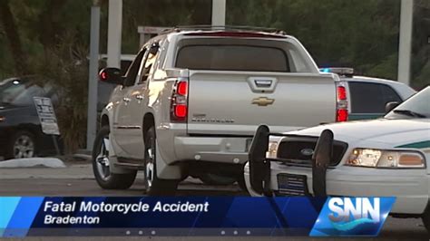 Snn A Motorcyclist Dies In An Accident In Bradenton Youtube