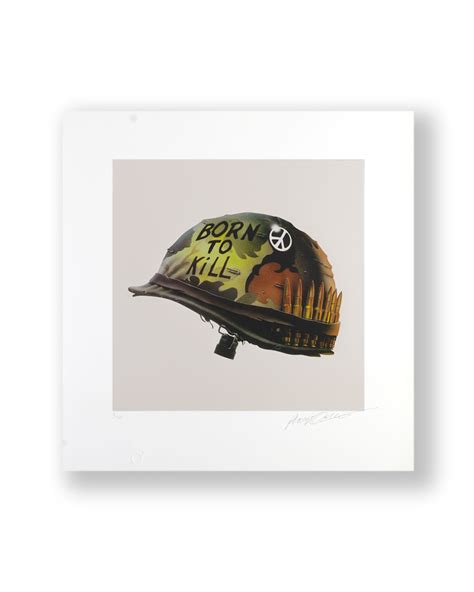 Philip Castle Full Metal Jacket Signed Fine Art Poster Print