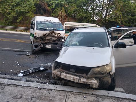 El Orbe Al Momento Tres Lesionados Al Chocar Una Colectiva De La Ruta