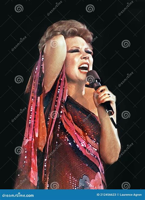 Mitzi Gaynor Performs In Chicagoland In 1981 Editorial Stock Photo