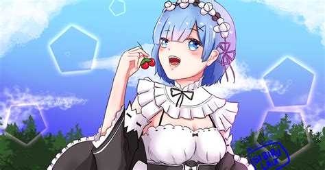 レム レム Rem Sibiru Lautのイラスト Pixiv