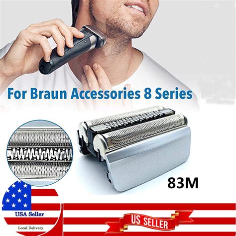 For Braun 83M Series 8 Electric Shaver Replacement Head Foil And Cutter