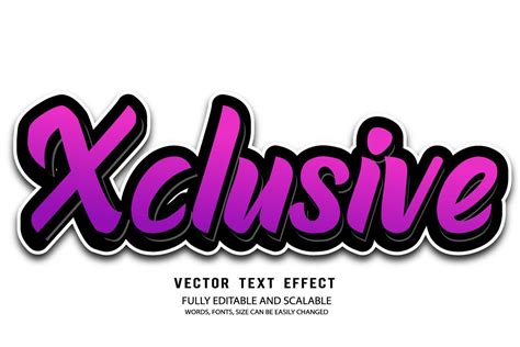 Exclusive 3d Editable Text Effect Vector Graphic By Truevector