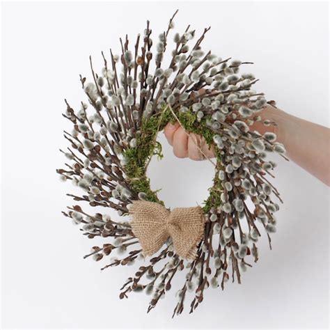 Pussy Willow Wreath Etsy