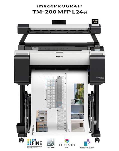 Canon ImagePROGRAF TM 200 MFP L24ei 24 Inches 3062C003AA MFP