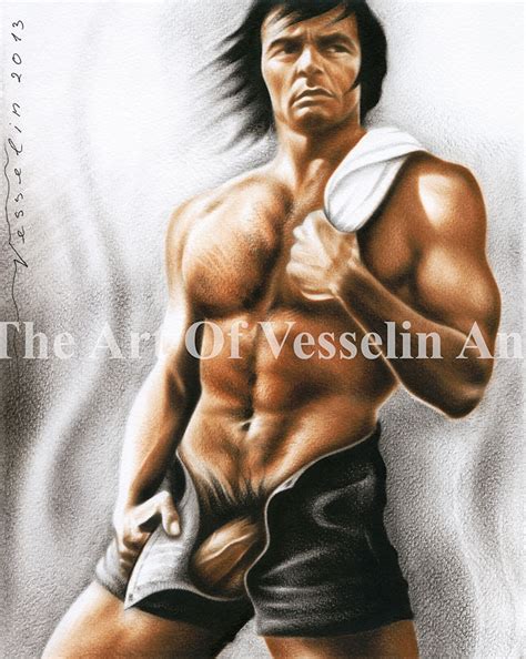 Print Of Male Nude Oil Painting I Am The Man Naked Figure Drawing Picture Sensual Erotic