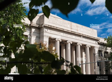 The Facade Of Building 7 77 Mass Ave On The Campus Of The Massachusetts Institute Of