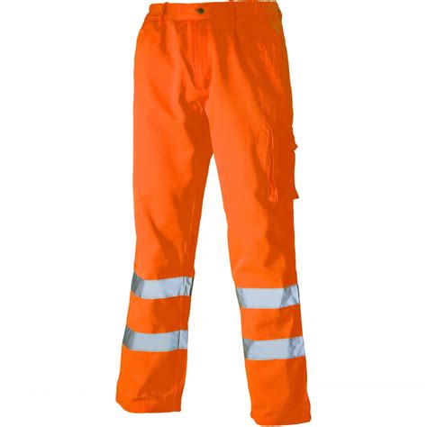 Pantalon Polycoton Haute Visibilité orange Dickies SA35015