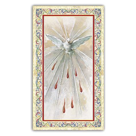 Holy Card Holy Spirit Prayer Ita X Cm Online Sales On Holyart