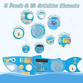toddler learning center vevor orca activity wall busy board
