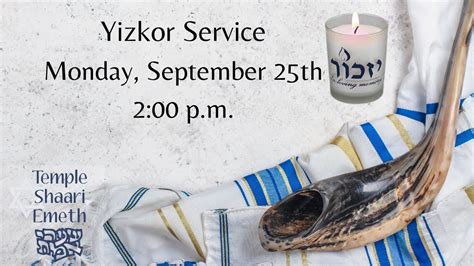 Yom Kippur Yizkor Service Youtube