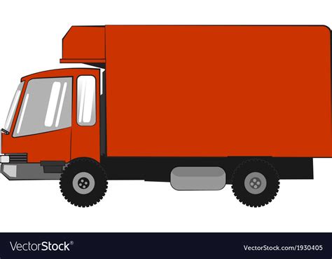 Delivery truck Royalty Free Vector Image - VectorStock