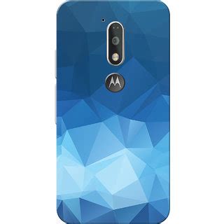 Buy Moto G Plus Moto G Case Blue Shade Crystal Print Slim Fit Hard