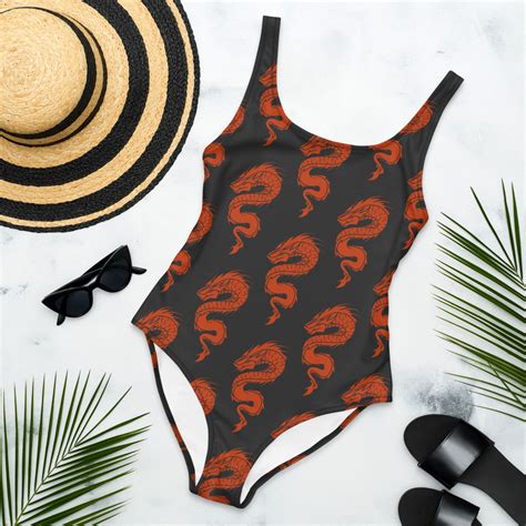 DRAGON Bikini Swimsuit Bathing Suit Women S Youth Etsy