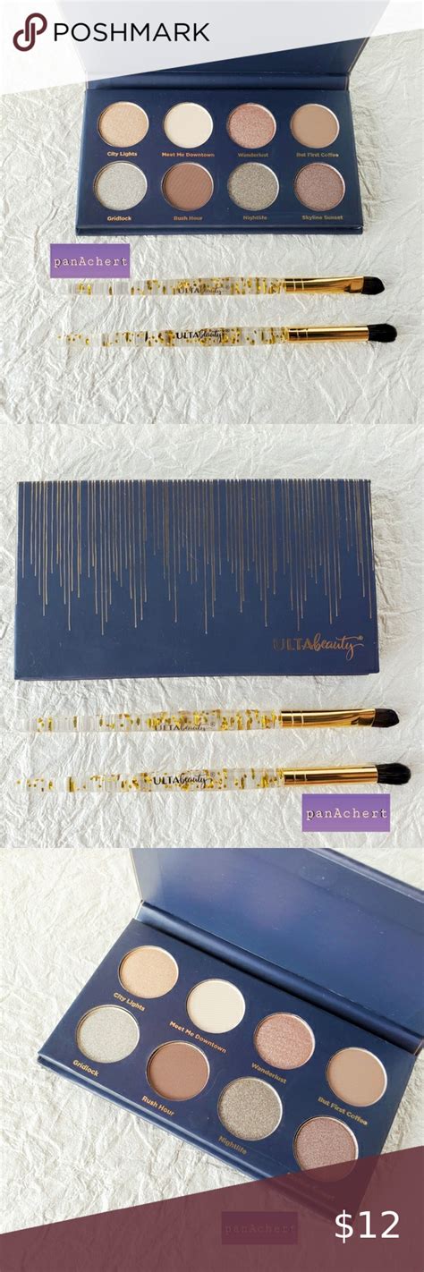 ULTA Beauty Eyeshadow Palette and Shadow Brush | Eyeshadow, Eyeshadow palette, Shadow brush