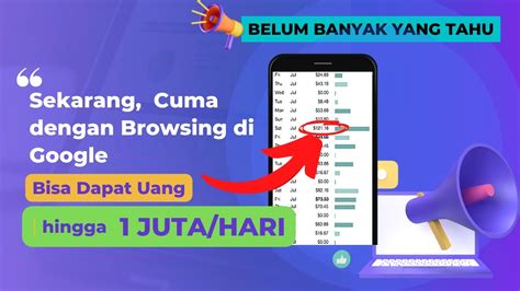 Bongkar Rahasia Menghasilkan Juta Per Hari Dari Browsing Di Google